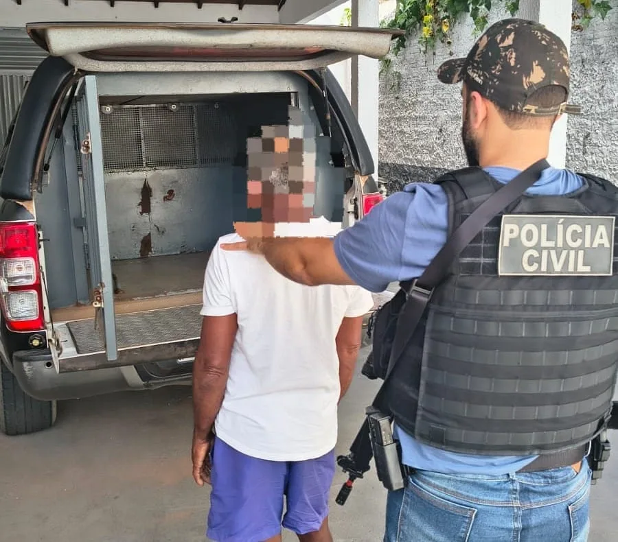 Acusado por estupro de vulnerável é preso pela Polícia Civil em Apicum-Açu