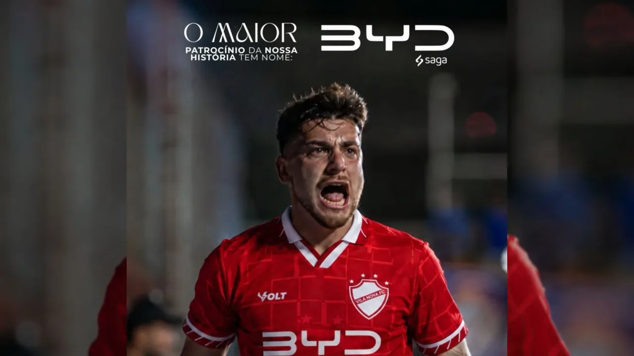 Depois do fim das bets, Vila Nova fecha patrocínio com a BYD