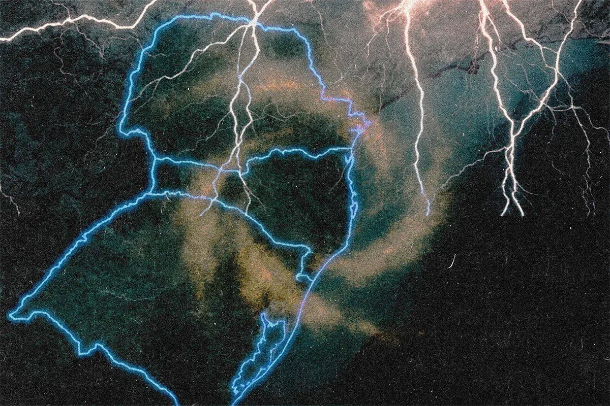 Chuva e tempestades marcam início da semana em 4 regiões do país