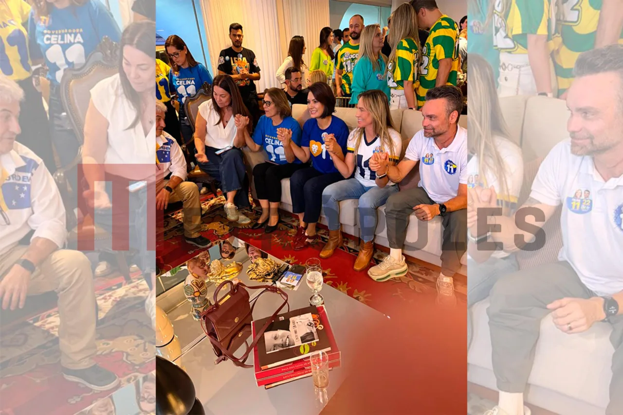De mãos dadas com Michelle, Celina aguarda resultado do segundo turno