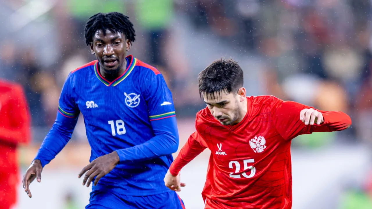 Rússia domina segundo tempo e goleia Namíbia por 6 a 0