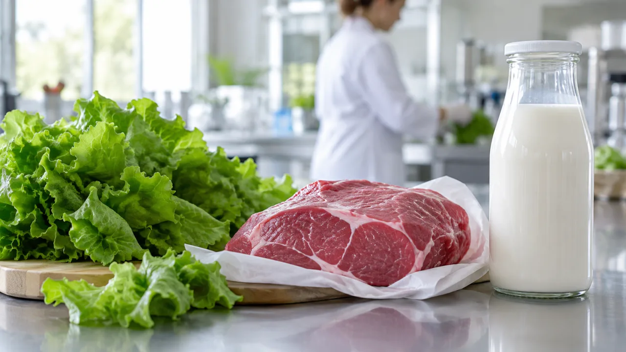 Vírus contra Salmonella é testado em leite, carne e alface e reforça segurança alimentar
