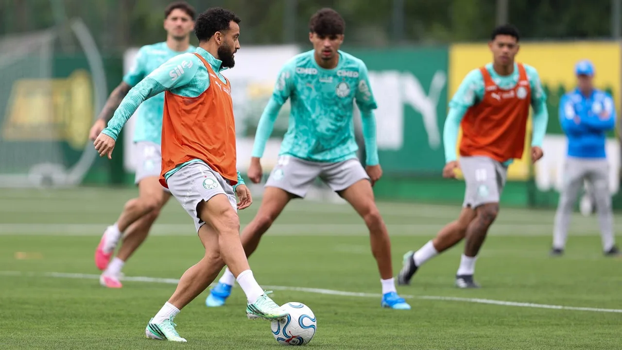Palmeiras pode ter desfalque no ataque para duelo da Libertadores contra o Fluminense