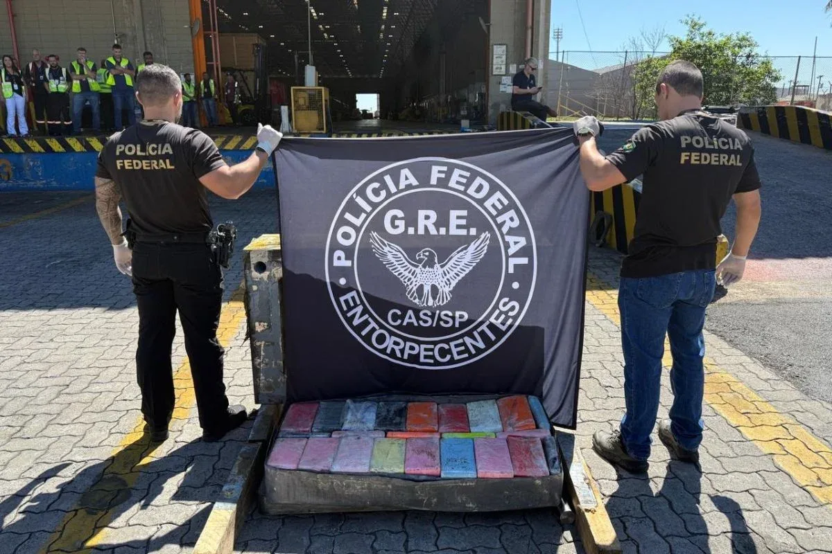 PF apreende 125 kg de cocaína escondidos em Viracopos que iriam à Espanha