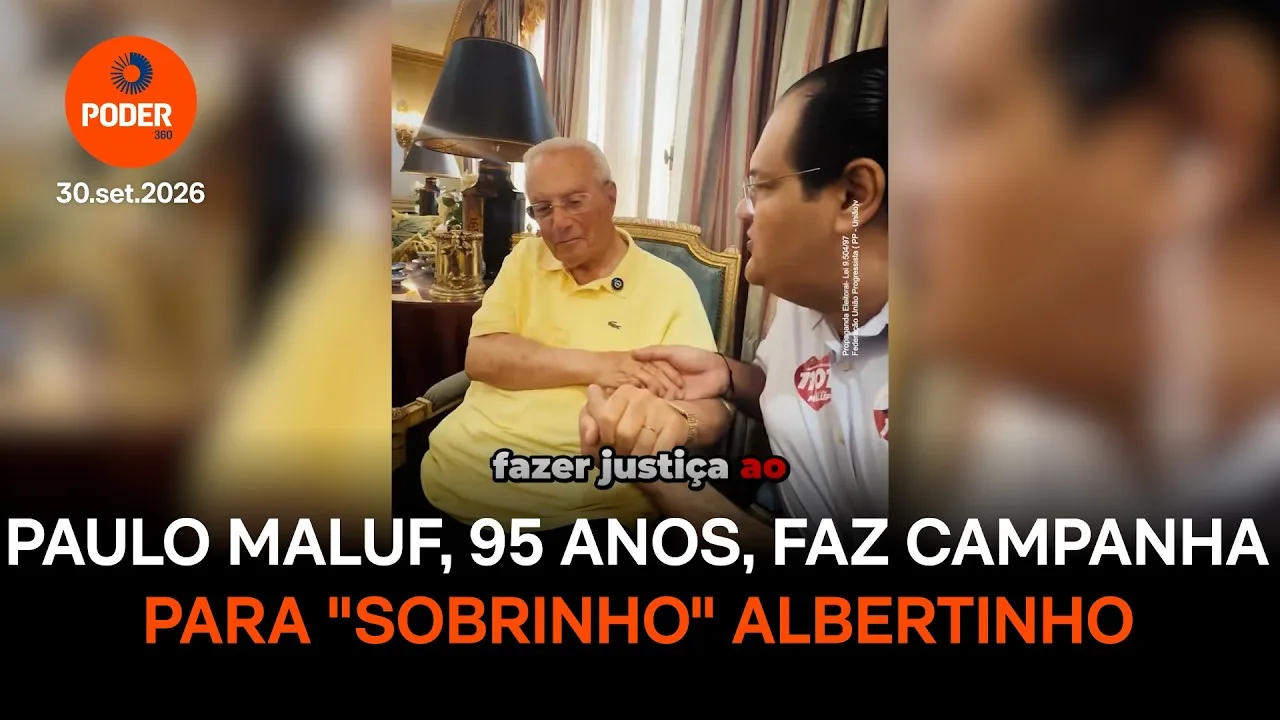 Paulo Maluf, 95 anos, faz campanha para “sobrinho” Albertinho