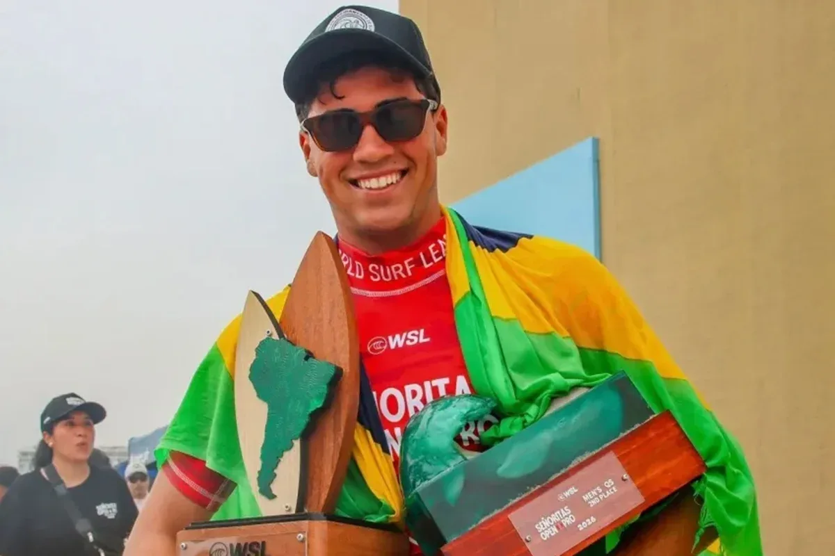 Campeão sul-americano de surfe leva 4 tiros em quiosque de Saquarema