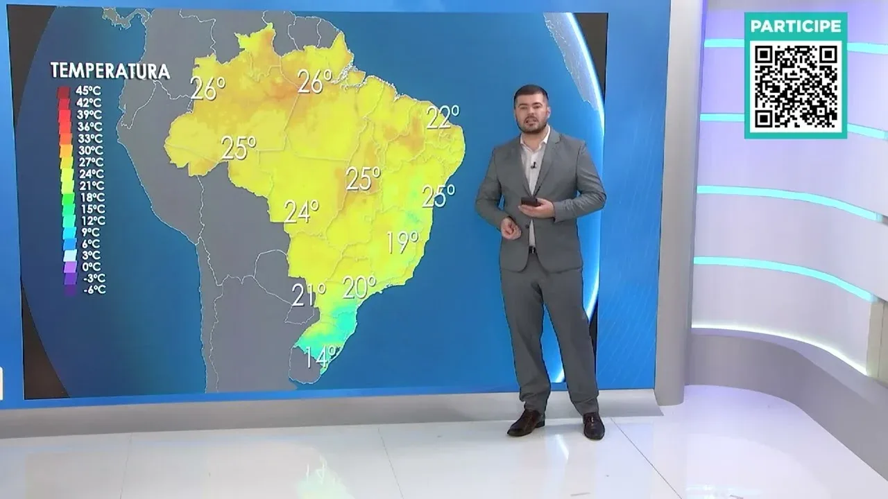 Temporais intensos afetam o centro-sul do Brasil com rajadas de vento