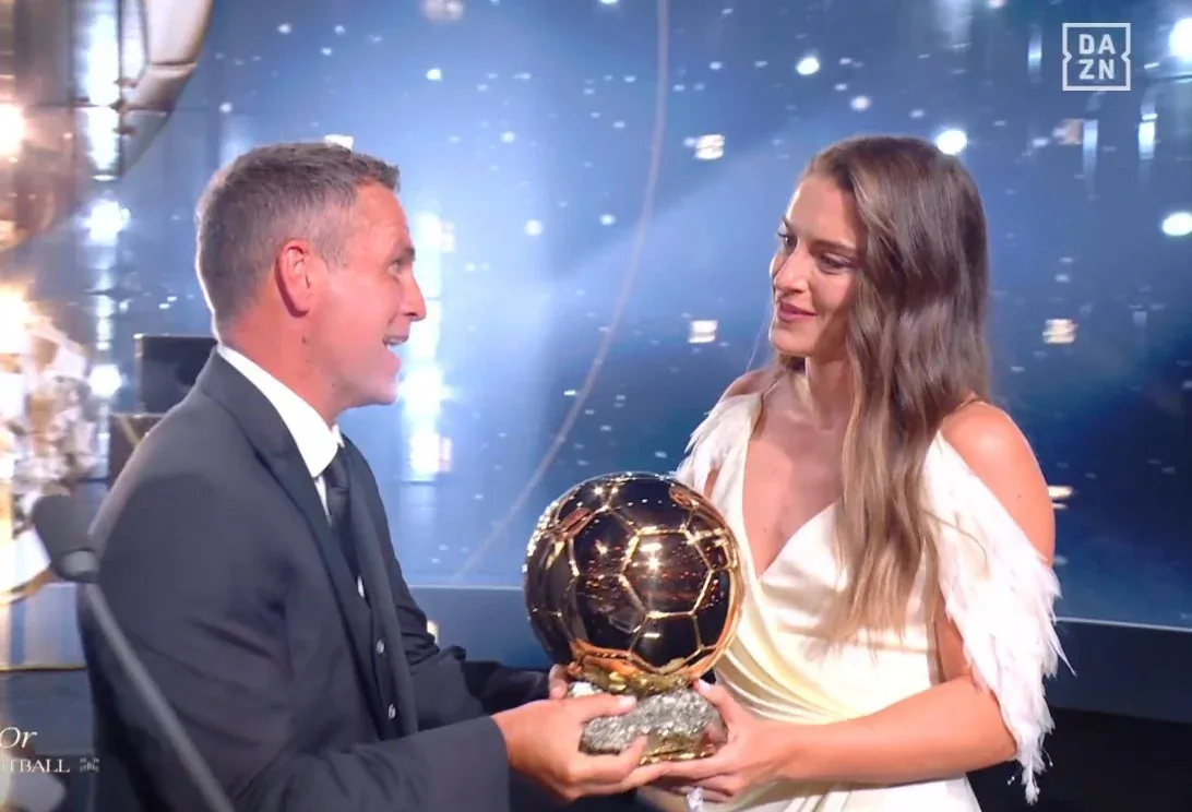 Alexia Putellas ganha Bola de Ouro feminina pela 3ª vez